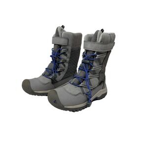 Keen HOODOO WINTER Kids Boots Size 11 Grey Unisex Waterproof Warm Insulation 01